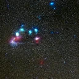 generated: a view of the Orion constellation in the night sky #4